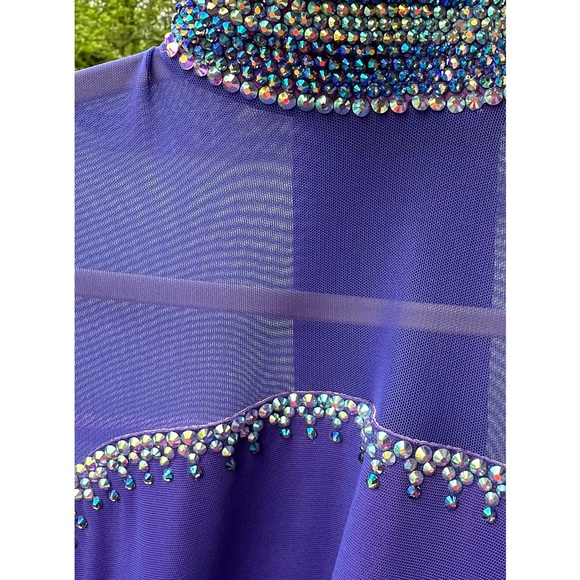 BRAD GRIFFIES SKATING DRESS PURPLE DESIGNER SIZE LARGE - Picture 4 of 4
